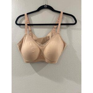 Honeylove Navy nude Full-Coverage Bra with Muliti- Adjustable Straps size 36 b/c